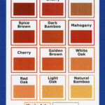 Woodwise Wood Filler Color Chart Color Samples
