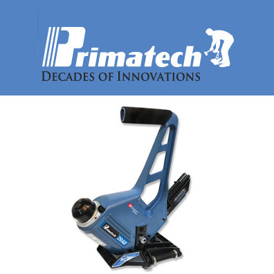 Primatech Logo and Hardwood Flooring Nailer
