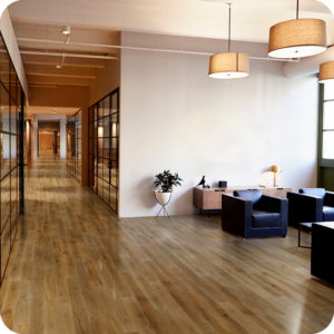 Hallmark, Regatta Engineered Flooring in an office setting