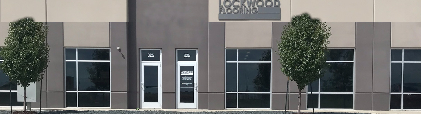 Exterior photo of Lockwood Flooring showroom in Des Moines